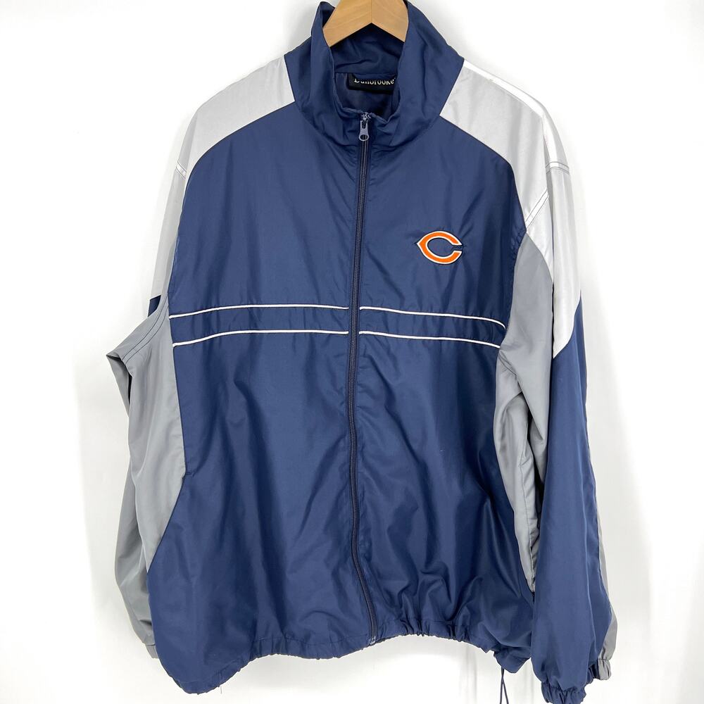 Dunbrooke Mens Size XL Chicago Bears Windbreaker